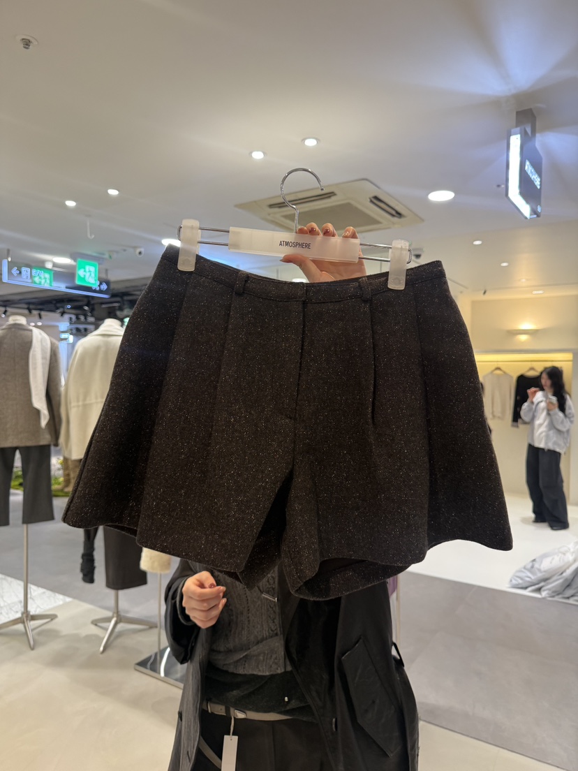 ATMOSPHERE韓國直郵女裝新品休閑熱賣推薦時尚人氣真品短褲ATMOSPHERE短褲圖色1棕色