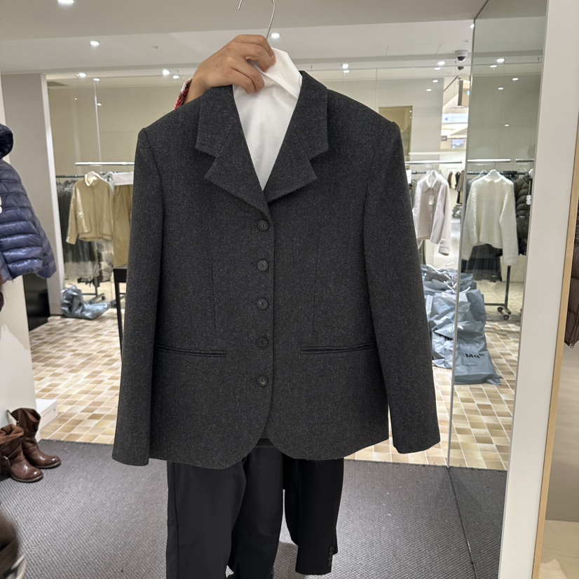 MYNAMEIS/AIME HOPE MAKE東大門直郵女裝新品休閑西裝西服紐扣MYNAMEIS/AIME HOPE MAKE西裝/西服圖色1深灰色