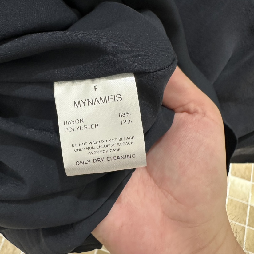 MYNAMEIS/AIME HOPE MAKE東大門直郵女士新款真品連衣裙含腰繩MYNAMEIS/AIME HOPE MAKE連衣裙