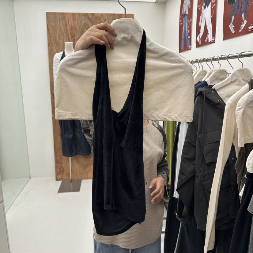 CHAV東大門代購女士新品推薦熱賣人氣真品休閑時尚吊帶背心CHAV吊帶/背心圖色4黑色