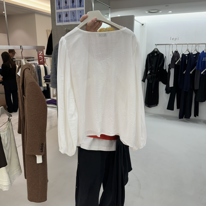 LEPI東大門代購女裝新品人氣休閑熱賣時尚真品襯衫蕾絲衫LEPI襯衫/蕾絲衫