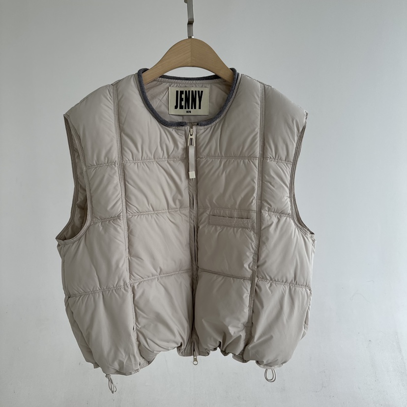 JENNY 1976東大門代購女裝新款熱賣人氣真品時尚馬甲羽絨服JENNY 1976馬甲圖色1