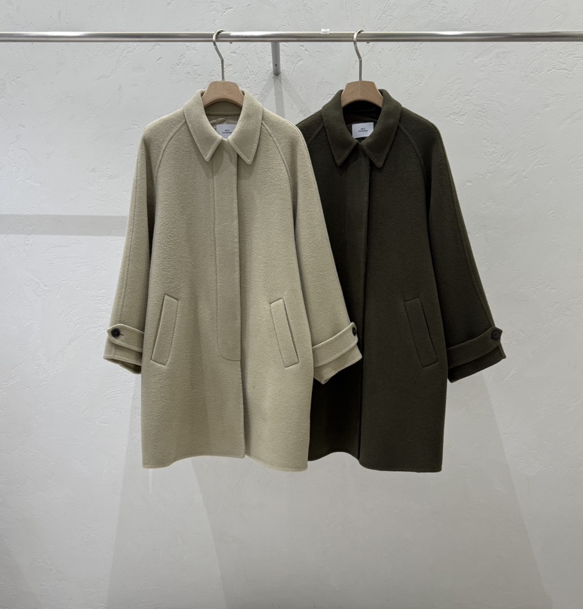 ABLERING東大門代購女士新品時尚真品推薦中長款大衣手工ABLE STANDARD/ABLERING中長款大衣