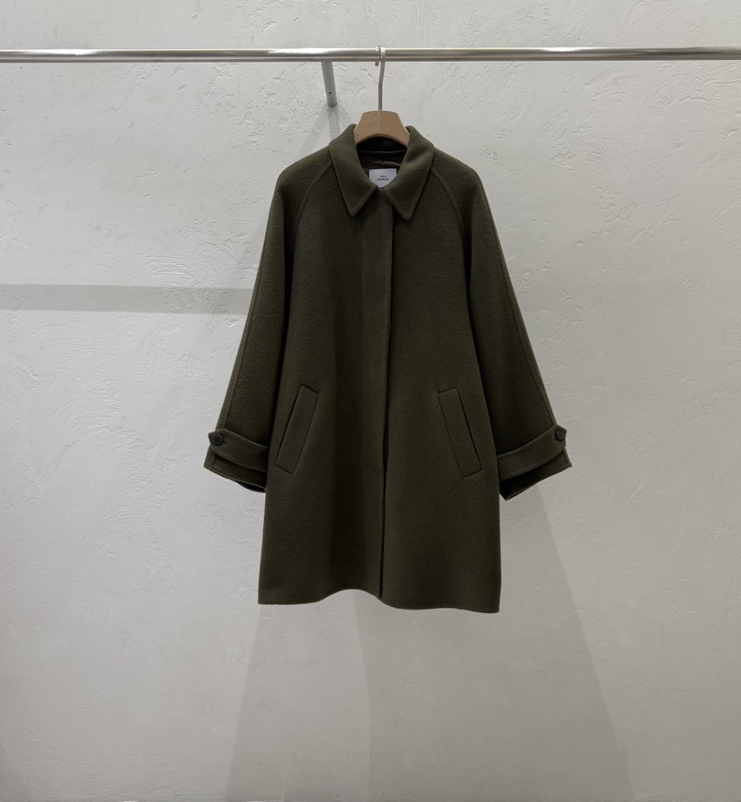 ABLERING東大門代購女士新品時尚真品推薦中長款大衣手工ABLE STANDARD/ABLERING中長款大衣圖色2