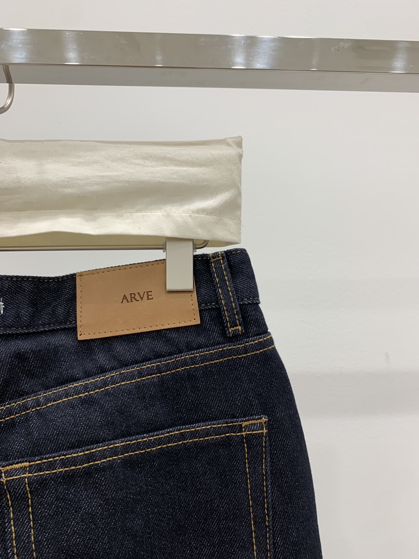 ARVE韓國代購女士新品時尚休閑真品人氣推薦熱賣牛仔褲ARVE牛仔褲