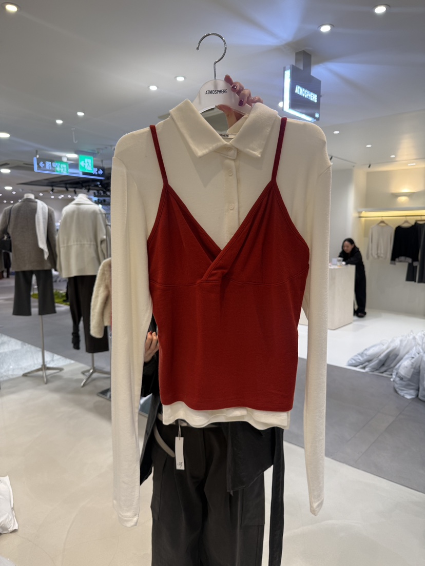 ATMOSPHERE韓國代購女裝新品真品熱賣時尚推薦休閑人氣套裝ATMOSPHERE套裝圖色1
