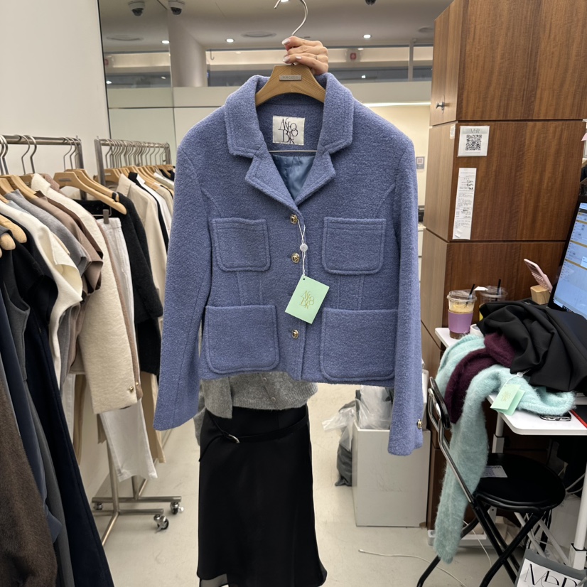 MER東大門代購女裝新款真品熱賣推薦時尚人氣休閑夾克MER/ANGELO BIANCO夾克圖色3