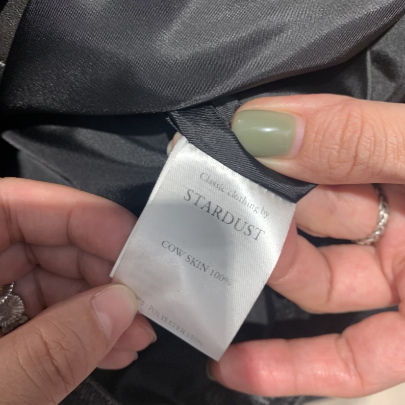 THE STARDUST東大門直郵女裝新款人氣休閑熱賣推薦真品皮衣THE STARDUST皮衣