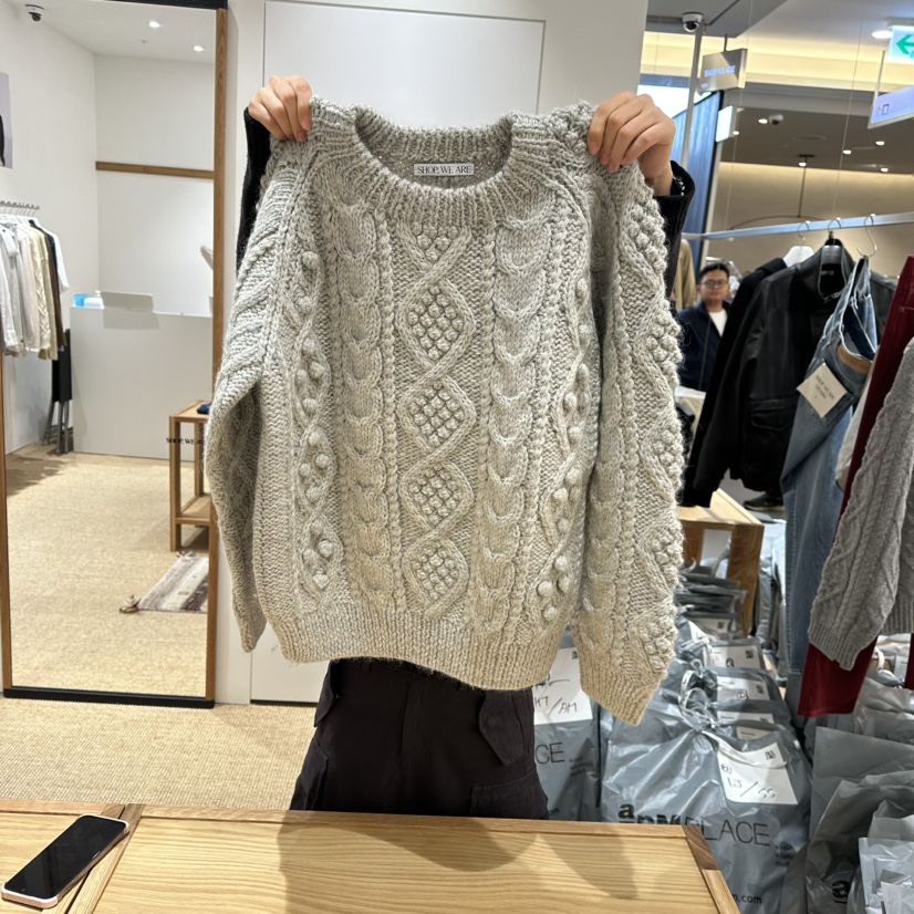 WE ARE/WELOVER東大門實拍女士新款熱賣真品時尚推薦毛衣SHOP_WE ARE毛衣圖色2