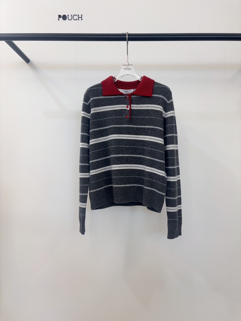 POUCH韓國代購女裝新品真品人氣時尚休閑熱賣推薦毛衣POUCH毛衣圖色2