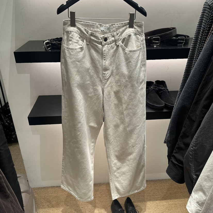 FEBRUARY 11東大門直郵女裝新品真品時尚熱賣休閑褲染色FEBRUARY 11休閑褲圖色3奶油色