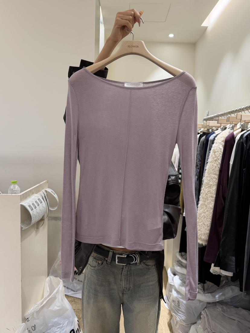 FLOWER-L韓國直郵女士新款人氣熱賣推薦時尚真品長袖T恤FLOWER-L長袖T恤圖色2