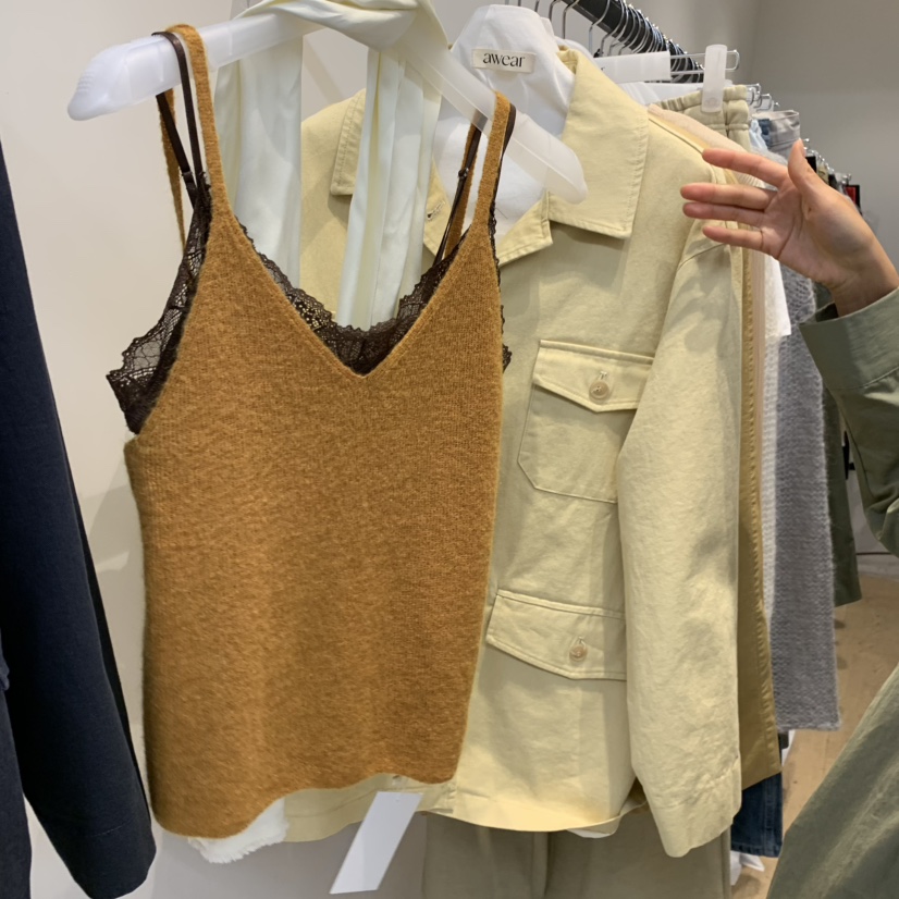 RUMIRU/AWEAR韓國直郵女裝新款真品熱賣人氣休閑吊帶背心awear/RUMIRU吊帶/背心圖色1