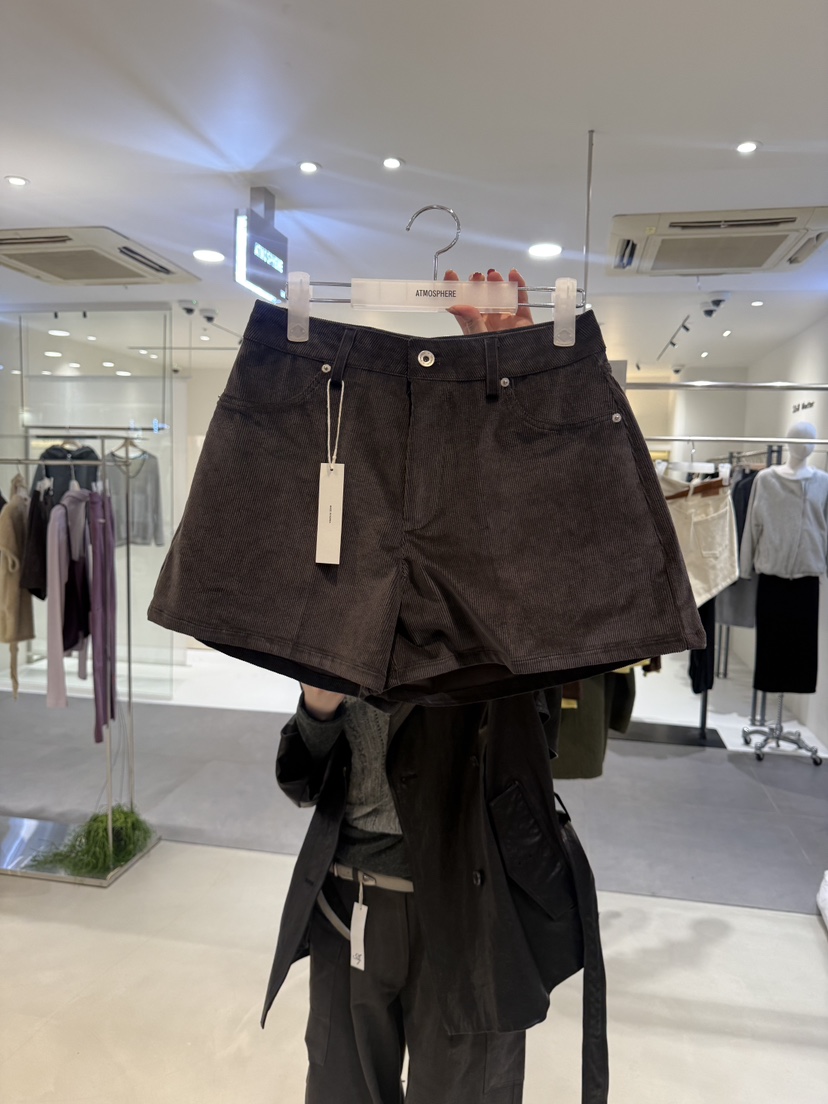 ATMOSPHERE東大門代購女士新款真品時尚熱賣短褲不含腰帶ATMOSPHERE短褲圖色3