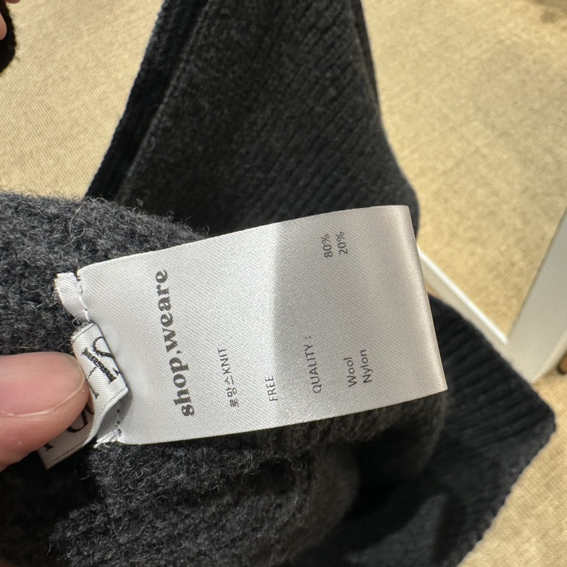 WE ARE/WELOVER東大門實拍女裝新品熱賣真品休閑時尚毛衣SHOP_WE ARE毛衣