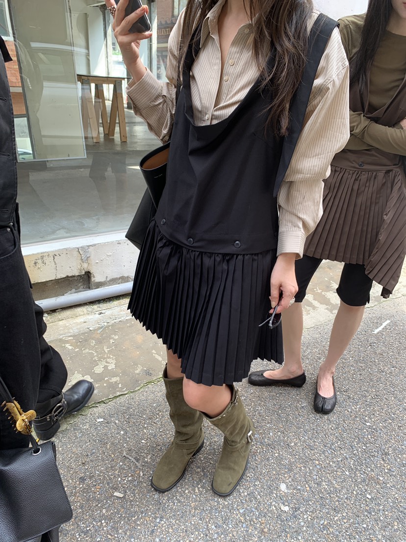 THE HOME PAGE韓國直郵女裝新品人氣熱賣真品連衣裙吊帶裙THE HOME PAGE連衣裙
