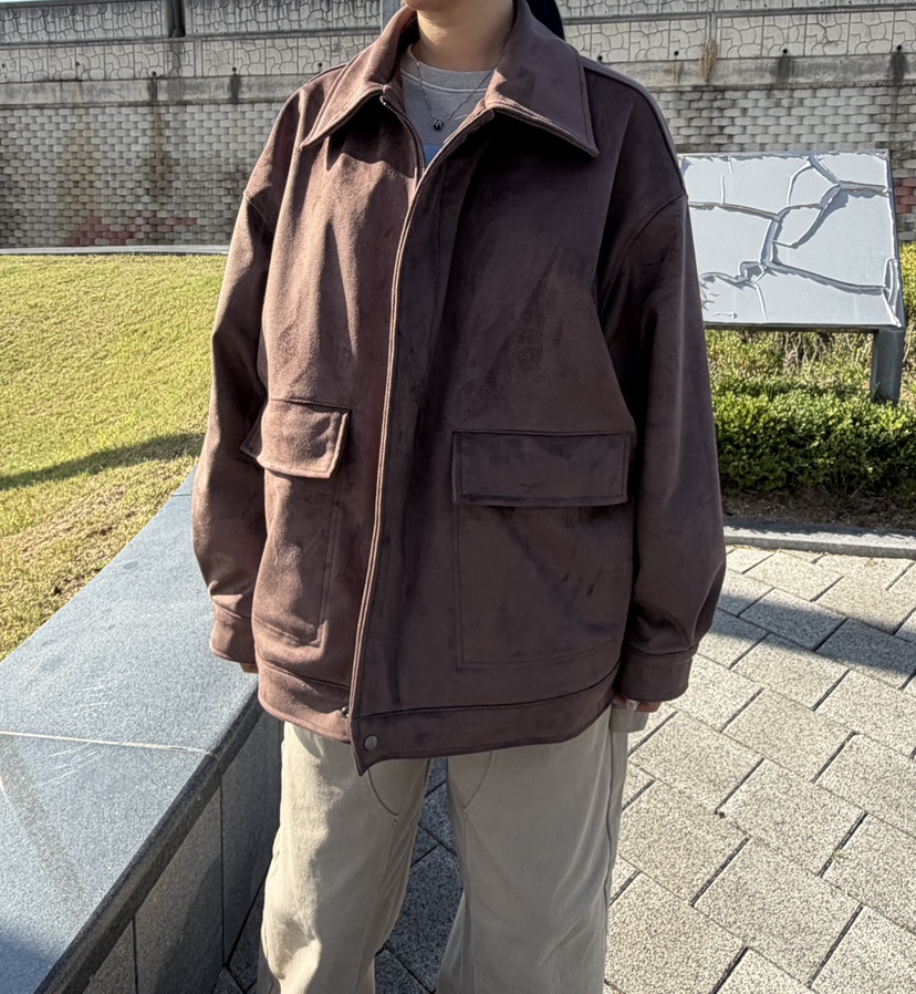 LEEHEE東大門實拍女士新品時尚休閑熱賣真品推薦夾克絨面革LEEHEE夾克