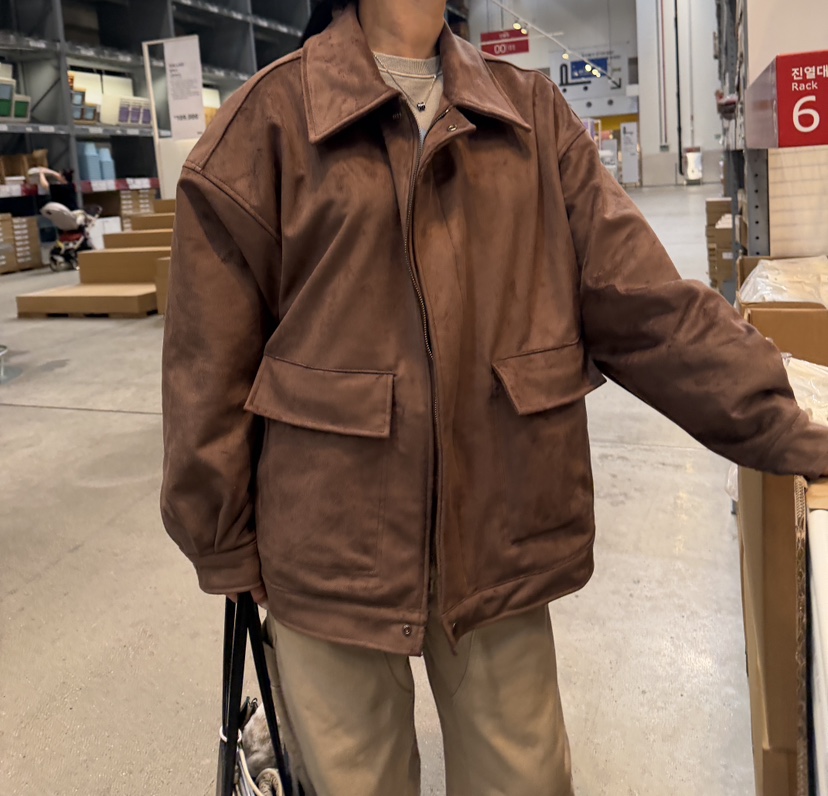 LEEHEE東大門實拍女士新品時尚休閑熱賣真品推薦夾克絨面革LEEHEE夾克