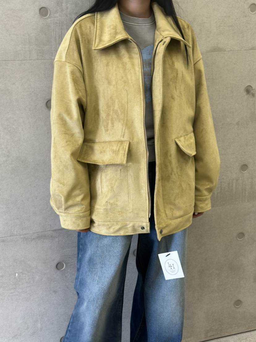 LEEHEE東大門實拍女士新品時尚休閑熱賣真品推薦夾克絨面革LEEHEE夾克