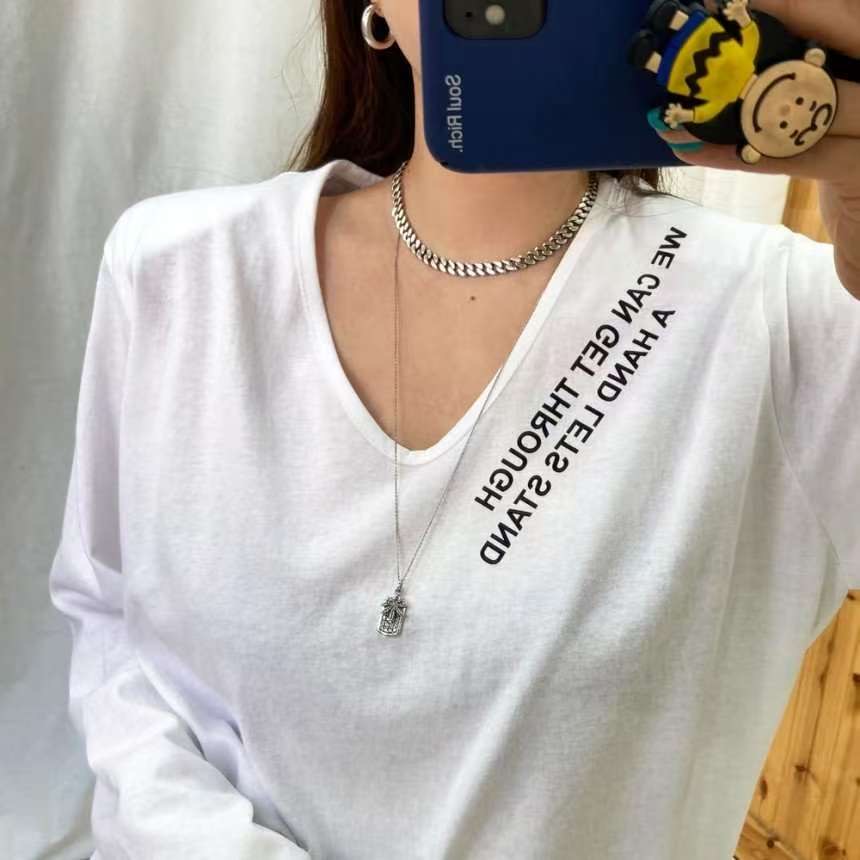 CHOCO CARAMEL東大門實拍女士新款真品人氣熱賣休閑長袖T恤B CLOTHES長袖T恤