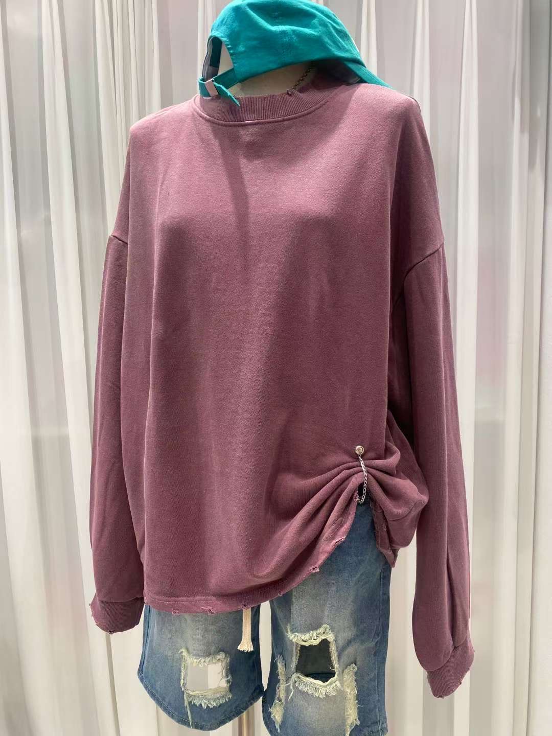 CHOCO CARAMEL東大門代購女士新款真品時尚人氣休閑長袖T恤B CLOTHES長袖T恤圖色2