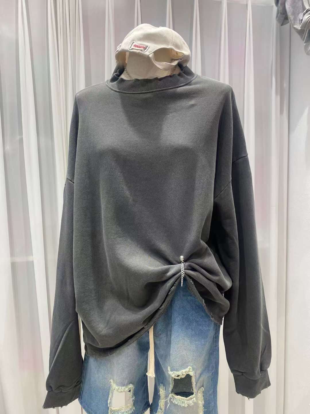 CHOCO CARAMEL東大門代購女士新款真品時尚人氣休閑長袖T恤B CLOTHES長袖T恤圖色3