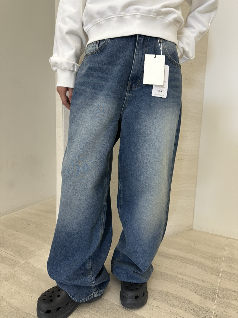 LEEHEE東大門代購女裝新款時尚熱賣人氣推薦休閑牛仔褲柔軟LEEHEE牛仔褲