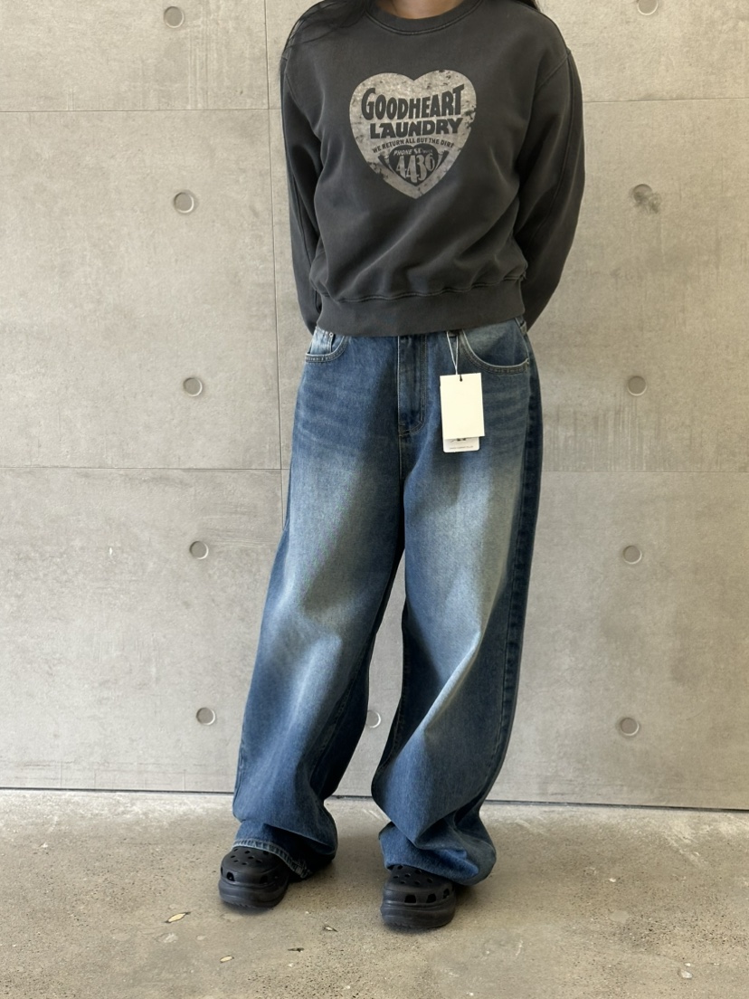 LEEHEE東大門代購女裝新款時尚熱賣人氣推薦休閑牛仔褲柔軟LEEHEE牛仔褲