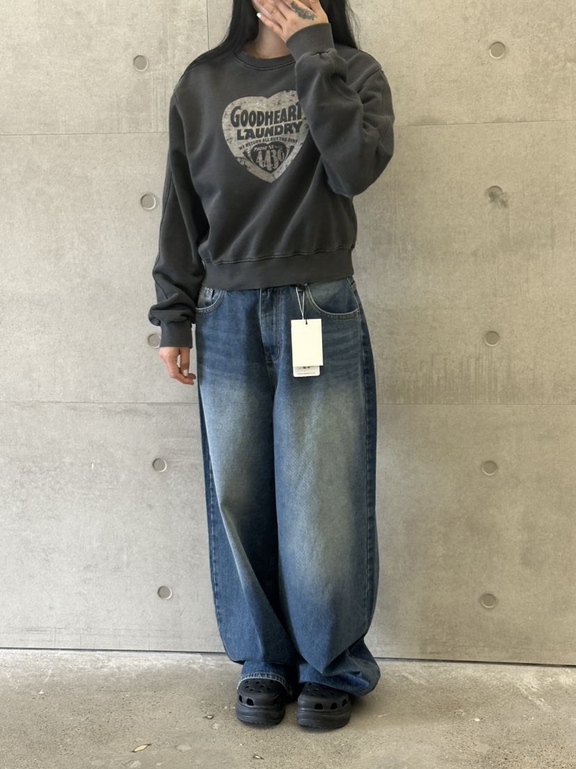 LEEHEE東大門代購女裝新款時尚熱賣人氣推薦休閑牛仔褲柔軟LEEHEE牛仔褲