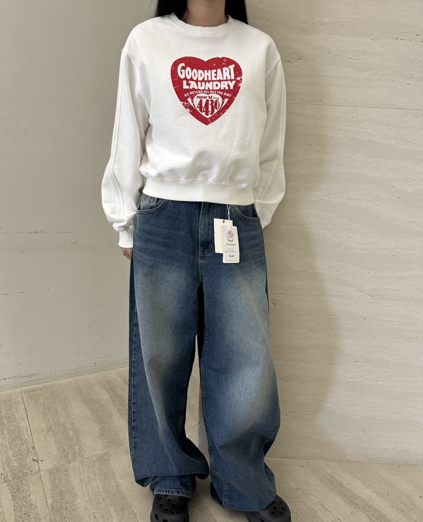 LEEHEE東大門代購女裝新款時尚熱賣人氣推薦休閑牛仔褲柔軟LEEHEE牛仔褲圖色1