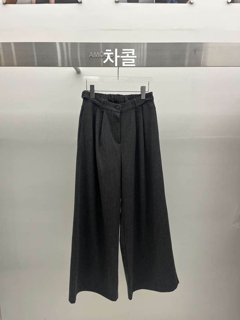 AMOOD韓國直郵女裝新款熱賣時尚真品人氣休閑推薦休閑褲腰帶AMOOD休閑褲圖色2