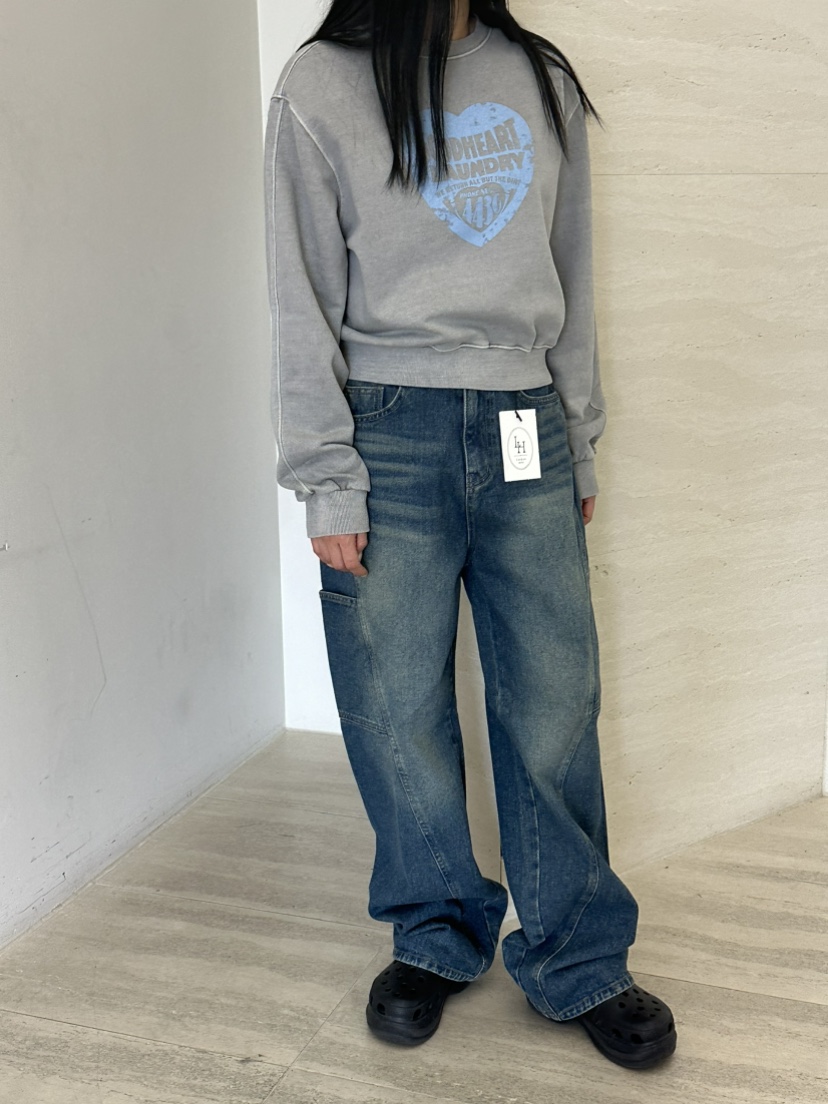 LEEHEE東大門實拍女士新款熱賣時尚真品推薦休閑人氣牛仔褲LEEHEE牛仔褲