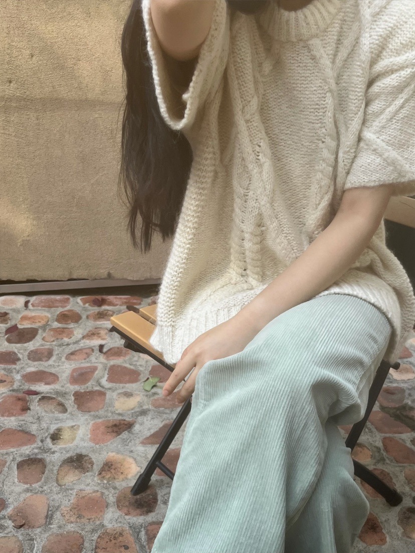 NOPROBLEM東大門實拍女士新品休閑時尚推薦人氣針織衫羊駝NOPROBLEM針織衫
