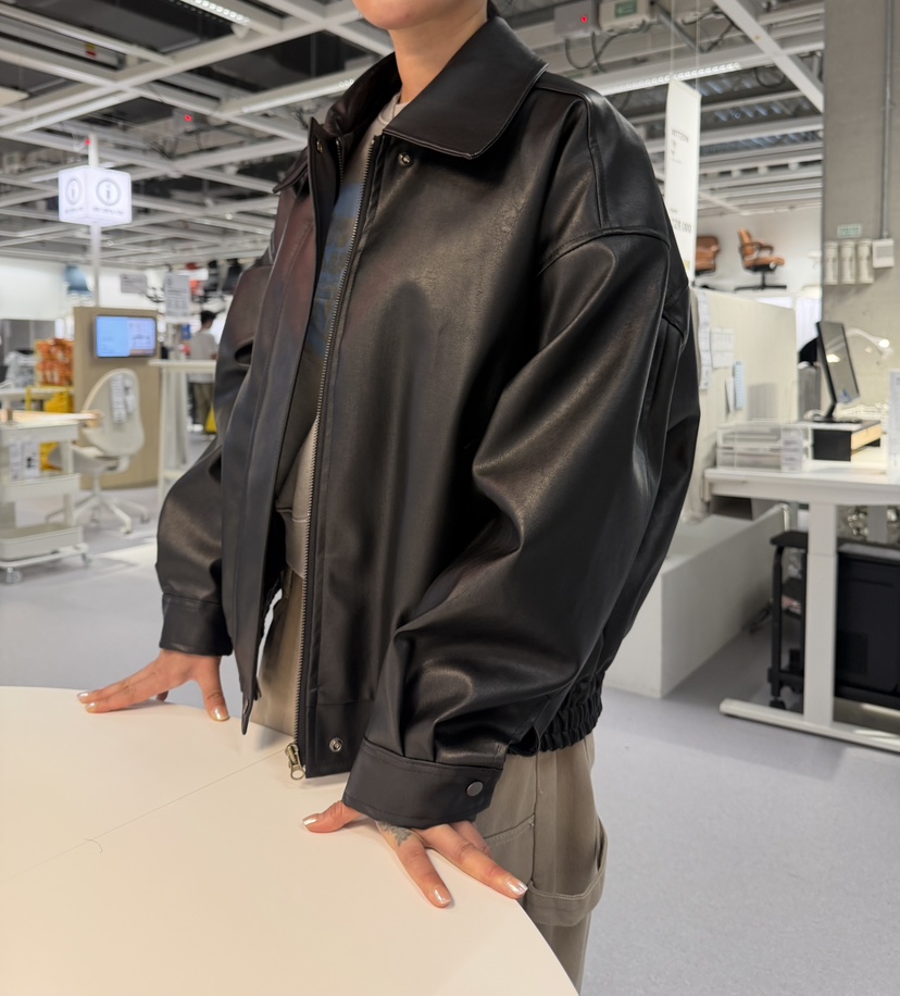 LEEHEE韓國直郵女士新品人氣真品時尚休閑熱賣推薦夾克皮革LEEHEE夾克