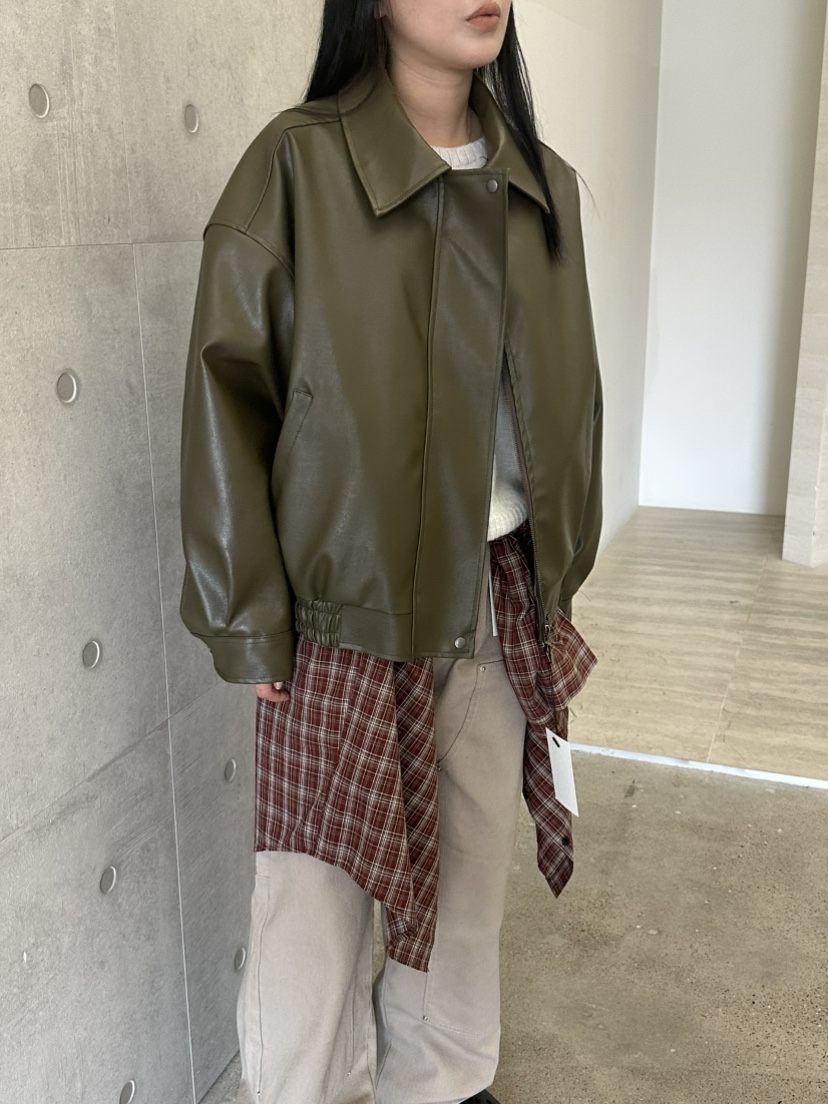 LEEHEE韓國直郵女士新品人氣真品時尚休閑熱賣推薦夾克皮革LEEHEE夾克