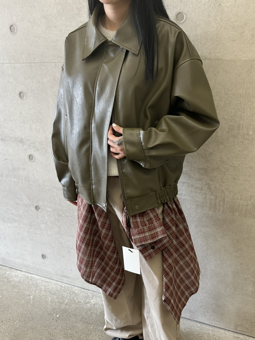 LEEHEE韓國直郵女士新品人氣真品時尚休閑熱賣推薦夾克皮革LEEHEE夾克