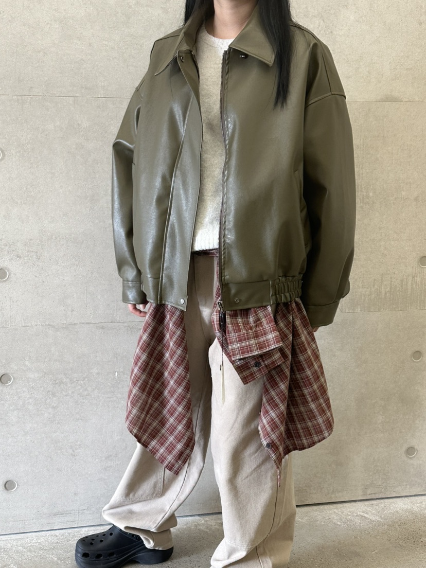 LEEHEE韓國直郵女士新品人氣真品時尚休閑熱賣推薦夾克皮革LEEHEE夾克圖色2