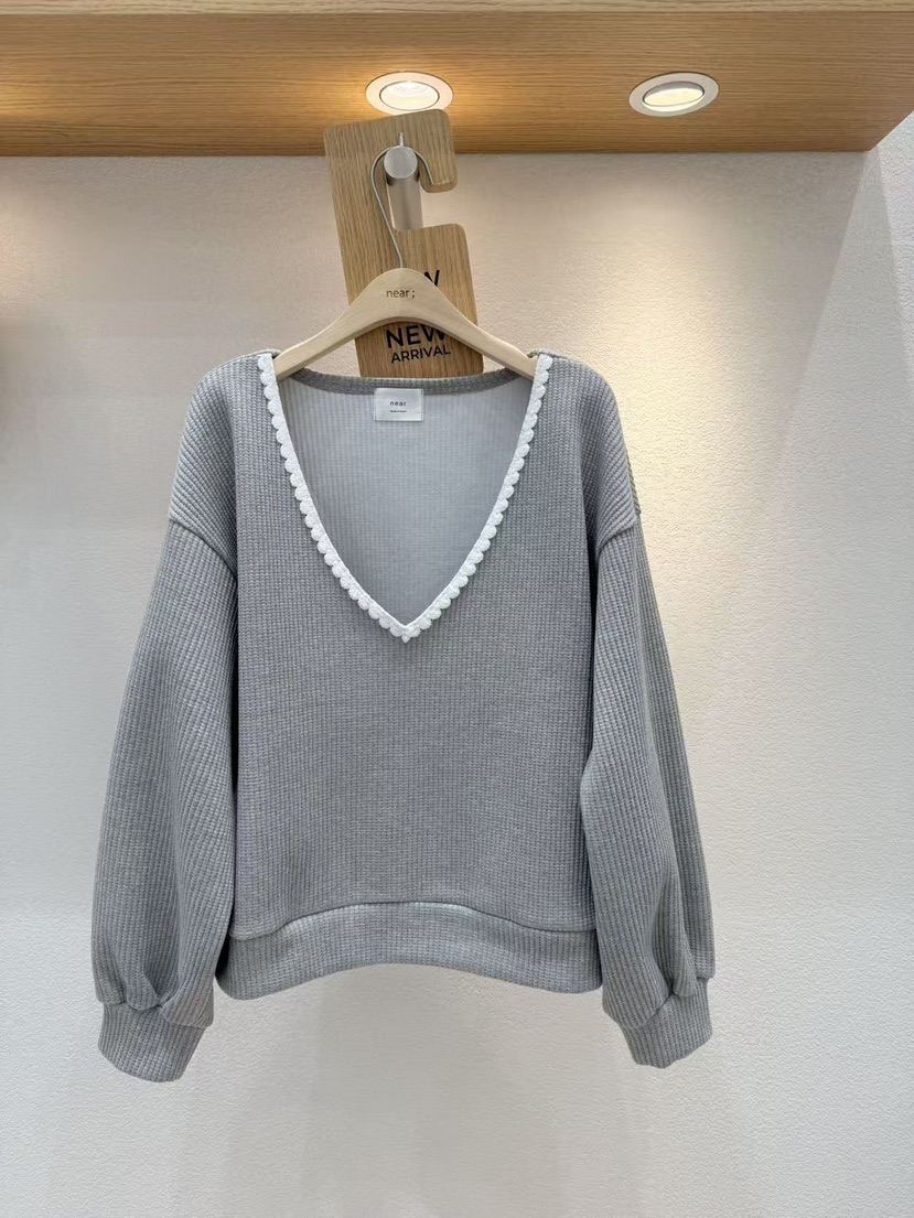 NEAR東大門代購女裝新品推薦時尚熱賣真品人氣休閑衛衣蕾絲NEAR衛衣圖色1