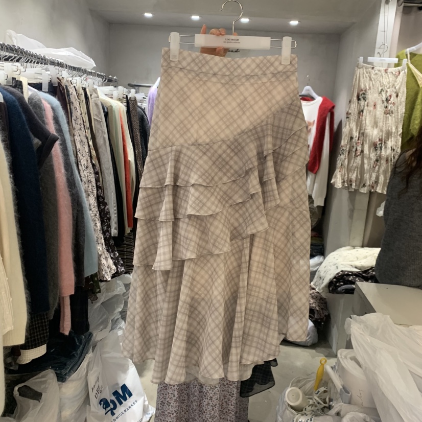LOGROAD東大門代購女裝新款真品人氣時尚熱賣半身裙中短裙LOG ROAD半身裙/中短裙圖色1