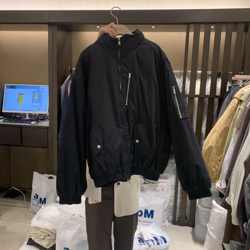 RAWROW韓國代購女裝新品時尚休閑推薦真品短款棉服羽絨棉RAWROW短款棉服圖色3