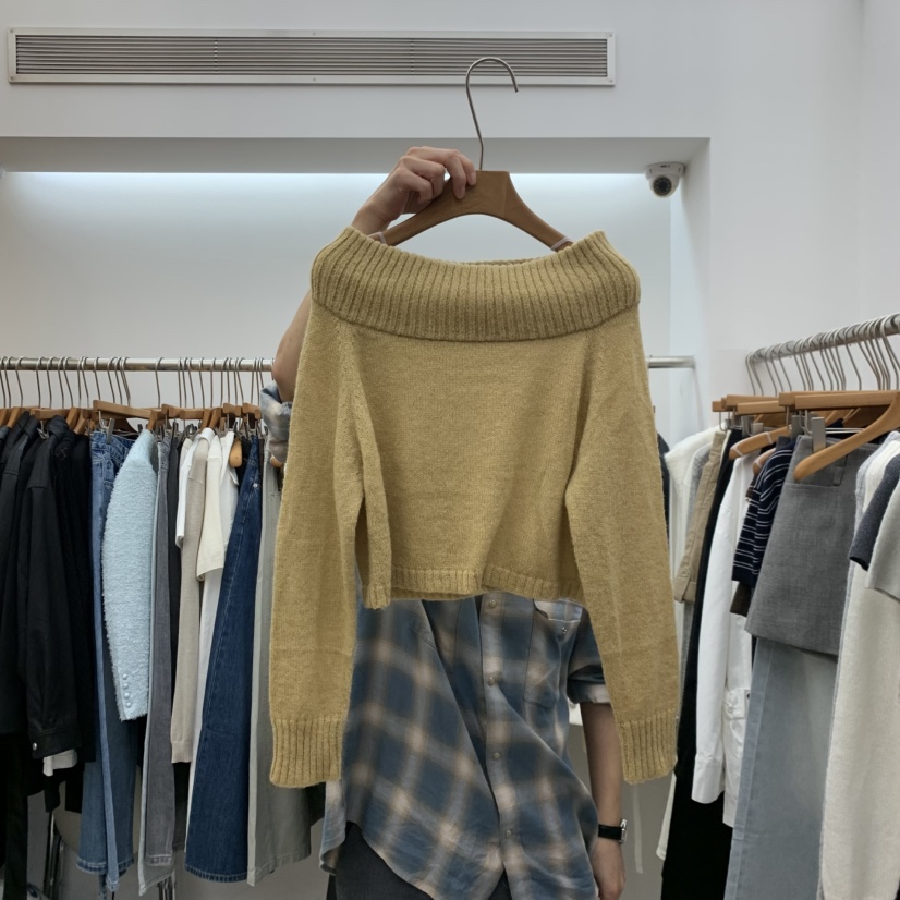 DRESS ROOM東大門代購女裝新款熱賣休閑人氣推薦針織衫蓬松DRESS ROOM針織衫圖色3