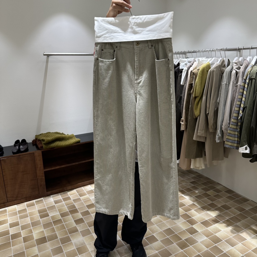 MYNAMEIS/AIME HOPE MAKE東大門代購女裝新品人氣休閑褲燈芯絨MYNAMEIS/AIME HOPE MAKE休閑褲圖色1