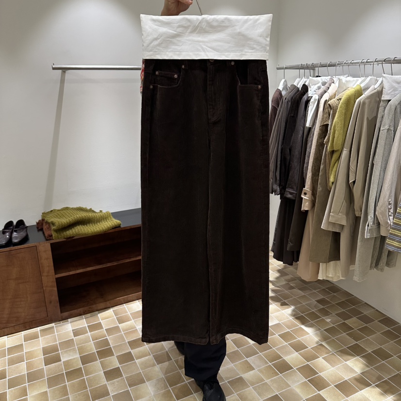 MYNAMEIS/AIME HOPE MAKE東大門代購女裝新品人氣休閑褲燈芯絨MYNAMEIS/AIME HOPE MAKE休閑褲圖色2棕色