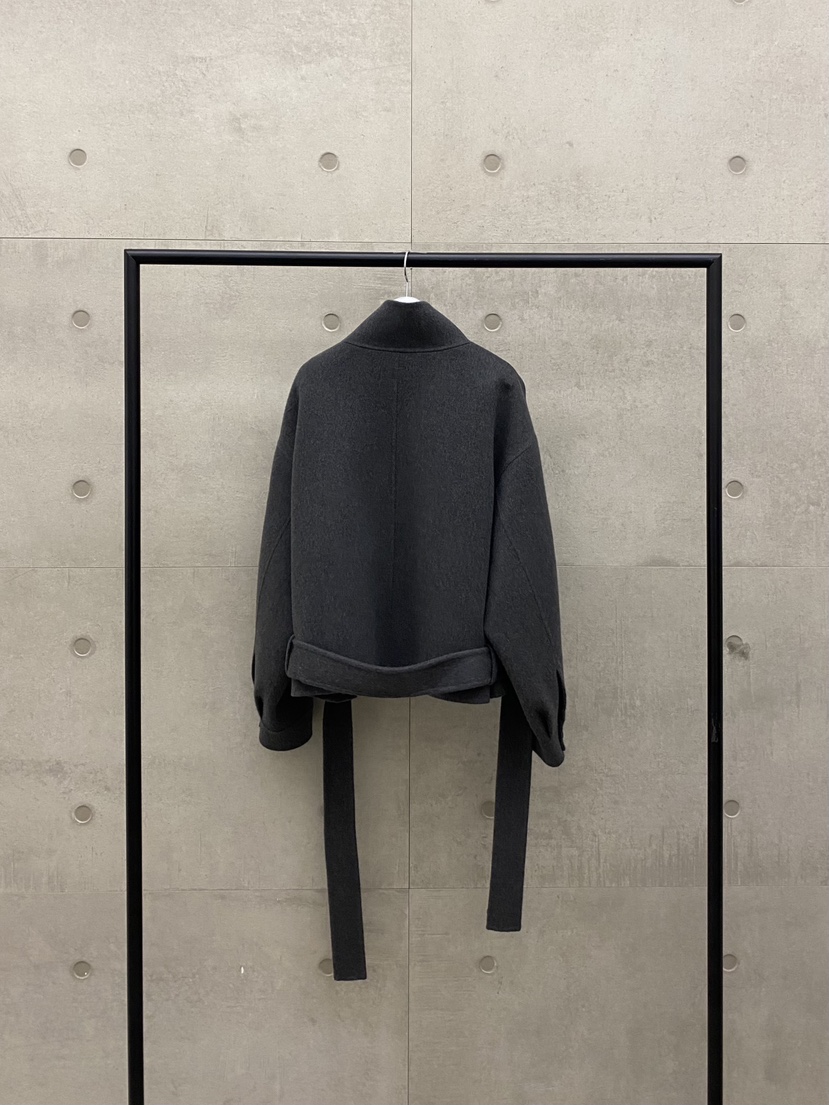 MUCH MORE/JACKPOT韓國直郵女士新品推薦短款大衣含腰帶MUCH MORE/JACKPOT短款大衣