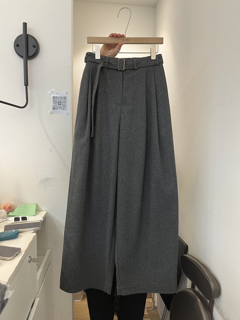 OUVIR東大門直郵女士新品人氣時尚休閑推薦熱賣休閑褲腰帶O.V.R/OUVIR休閑褲圖色2