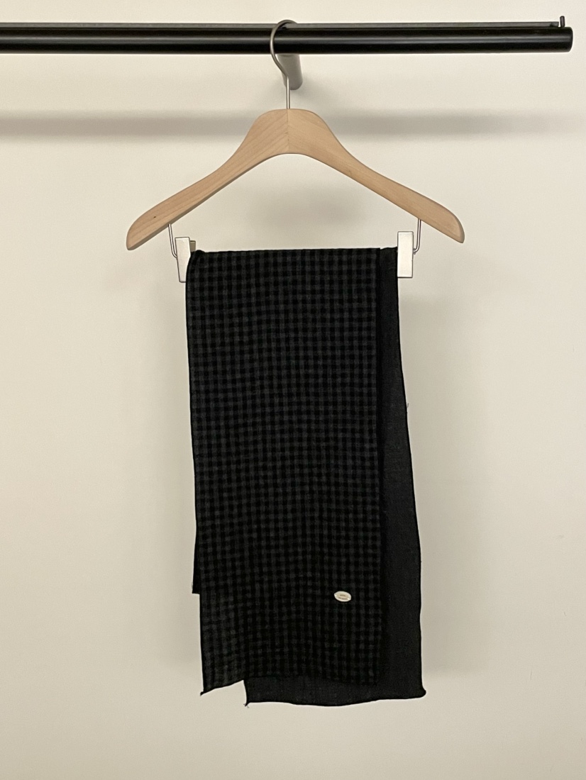 BOLD-A東大門實拍女裝新品熱賣人氣真品圍巾披肩格紋圍巾RE BOLD圍巾/披肩圖色2墨