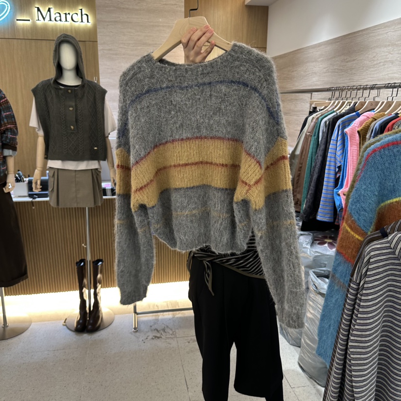 BISHOP/APOINT/3MARCH東大門代購女士新款時尚毛衣馬海毛BISHOP/APOINT/3MARCH毛衣