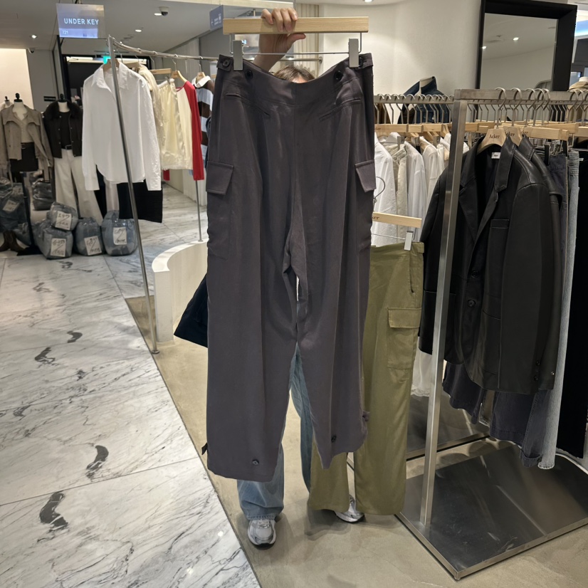 ACKER韓國直郵女士新品人氣休閑熱賣推薦休閑褲工裝褲天絲Acker休閑褲