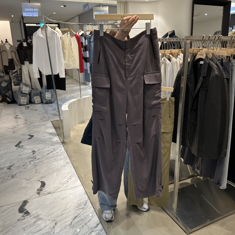 ACKER韓國直郵女士新品人氣休閑熱賣推薦休閑褲工裝褲天絲Acker休閑褲圖色2