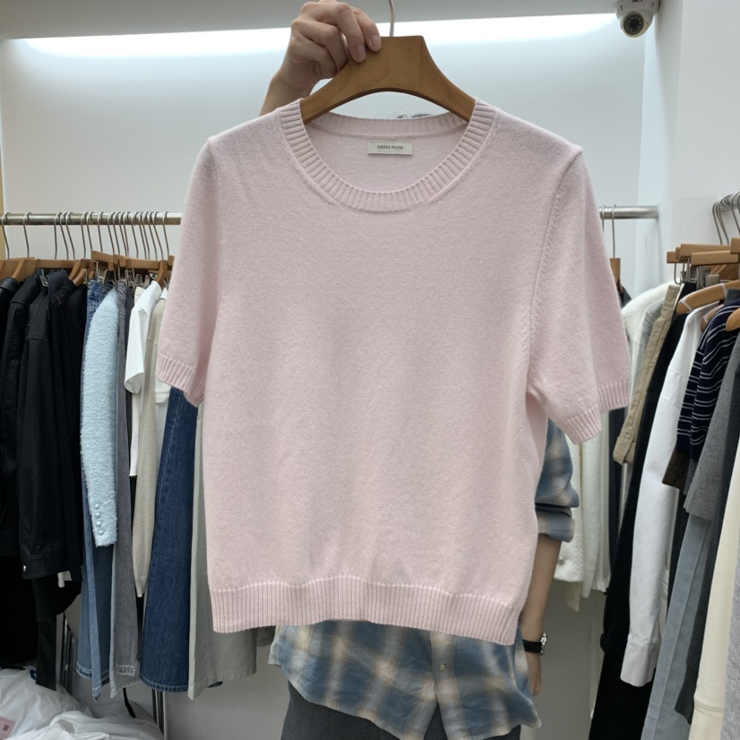 DRESS ROOM韓國直郵女士新款推薦真品時尚人氣針織衫柔軟DRESS ROOM針織衫圖色1